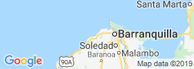 Puerto Colombia map